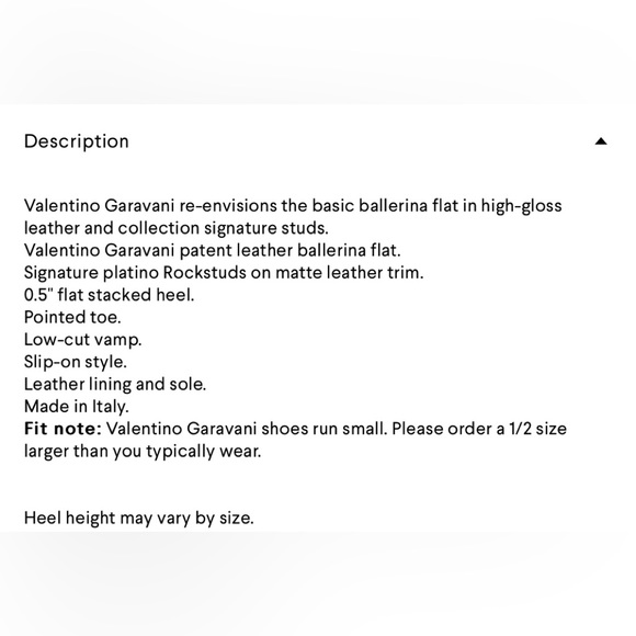 Valentino Garavani Rockstud Patent ballet flats. In very good condition. - Picture 12 of 17